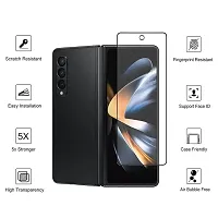 Imperium HD Clear Tempered Glass Screen Protector designed for Samsung Galaxy Fold 4 5G - Transaprent-thumb1