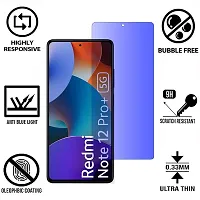 Imperium Anti Blue Light (Blue Light Resistant to Protect your Eyes) Tempered Glass Screen Protector for Redmi Note 12 Pro Plus 5G.-thumb1