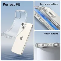 Imperium Back Case for iPhone 15 | Non-Yellowing | Military-Grade Protective Case | Hard Back  Soft Bumper|Raised Bezels for Extra Protection of Camera  Screen (Liquid Crystal Clear).-thumb3