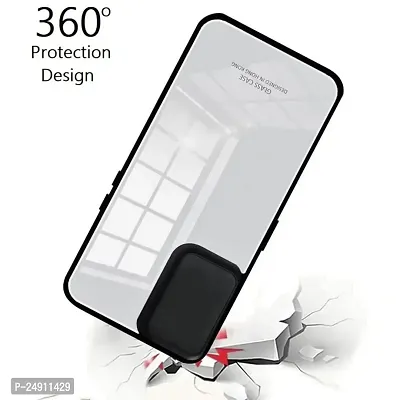 Imperium Toughened Glossy Hybrid Back Case for Vivo Y20G (Tempered Glass Back Panel + TPU Frame) Compatible for Vivo Y20G - White.-thumb5