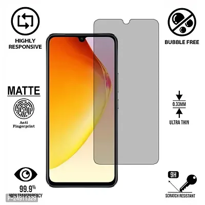 Imperium Frosted Matte Finish (Anti -Scratch) Tempered Glass Screen Protector for Vivo V25-thumb2