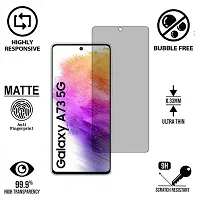 Imperium Frosted Matte Finish (Anti-Scratch) Tempered Glass Screen Protector for Samsung Galaxy A73 5G-thumb1