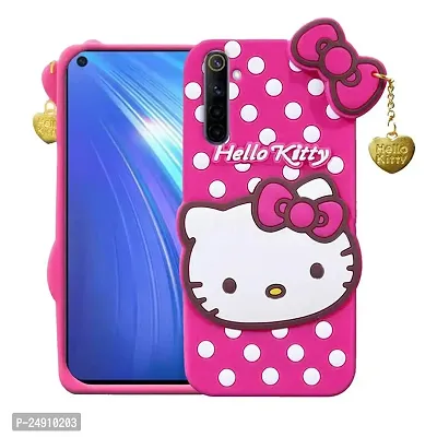 Imperium 3D Hello Kitty Soft Rubber-Silicon Back Cover for Realme 6  Realme 6i