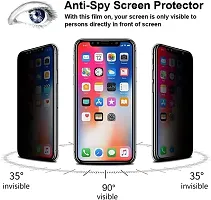 Imperium Apple iPhone X  Apple iPhone Xs Privacy Tempered Glass Compatible for Apple iPhone X Series.-thumb1
