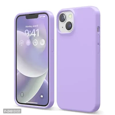 Imperium Silicone Back Case for Apple iPhone 13 |Liquid Silicone| Thin, Slim, Soft Rubber Gel Case | Raised Bezels for Extra Protection of Camera  Screen (Lavender).