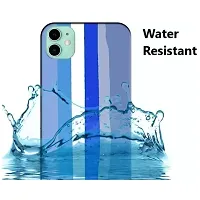 Imperium Ultra Slim Soft Silicon Anti-Slip Shockproof Protective Rainbow Pattern Cover for Apple iPhone 13 (Blue)-thumb4