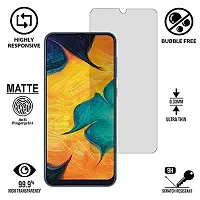 Imperium Frosted Matte Finish (Anti -Scratch) Tempered Glass Screen Protector for Samsung Galaxy A30  Galaxy A20-thumb1