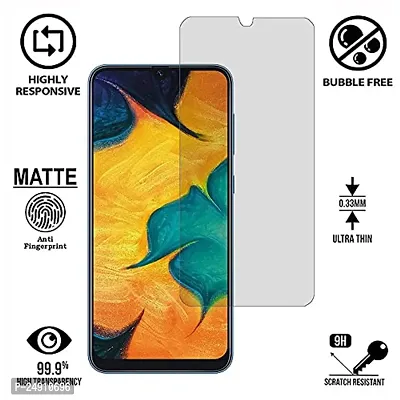 Imperium Frosted Matte Finish (Anti -Scratch) Tempered Glass Screen Protector for Samsung Galaxy A30  Galaxy A20-thumb2