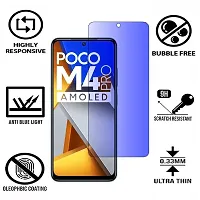 Imperium Anti Blue Light (Blue Light Resistant to Protect your Eyes) Tempered Glass Screen Protector for Poco M4 Pro 4G.-thumb1