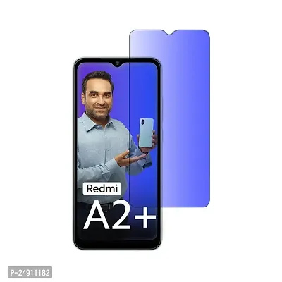 Imperium Anti Blue Light (Blue Light Resistant to Protect your Eyes) Tempered Glass Screen Protector for Redmi A2 Plus.