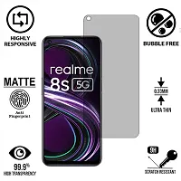 Imperium Frosted Matte Finish (Anti-Scratch) Tempered Glass Screen Protector for Realme 8s 5G-thumb1