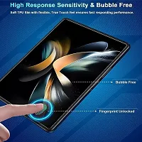 Imperium HD Clear Screen Protector (Full Covered Outer + Inside TPU Film + Back Panel) designed for Samsung Galaxy Fold 4 5G - Transaprent-thumb2