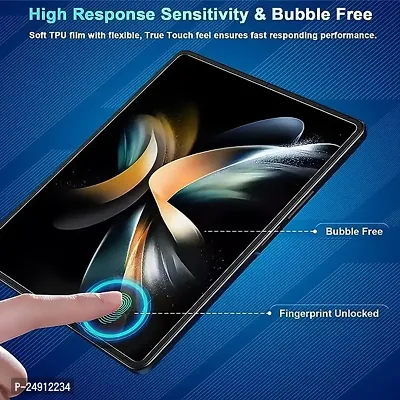 Imperium HD Clear Screen Protector (Full Covered Outer + Inside TPU Film + Back Panel) designed for Samsung Galaxy Fold 4 5G - Transaprent-thumb3