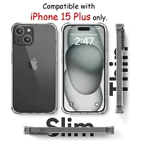 Imperium Armor Case for Apple iPhone 15 Plus |Shock-Proof Military Grade Protection | Thin  Slim | Raised Bezels for Extra Protection of Camera  Screen (Transparent).-thumb4