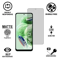 Imperium Frosted Matte Finish (Anti-Scratch) Tempered Glass Screen Protector for Redmi Note 12 5G.-thumb1