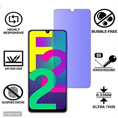 Imperium Anti Blue Light (Blue Light Resistant to Protect your Eyes) Tempered Glass Screen Protector for Samsung Galaxy F22-thumb2