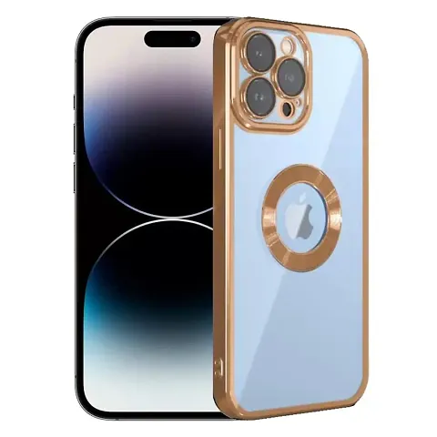 Imperium Clear Back Case for Apple iPhone 14 Pro [Never Yellow] Luxury Electroplating Protective Slim Thin Cover with Camera Lens Protector Design Compatible for Apple iPhone 14 Pro.