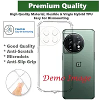 Imperium Crystal Clear Back Cover with ANTI-DUST Plug | 360 Degree  Camera Protection | Soft Silicon Transparent Case for OnePlus 8T-thumb1