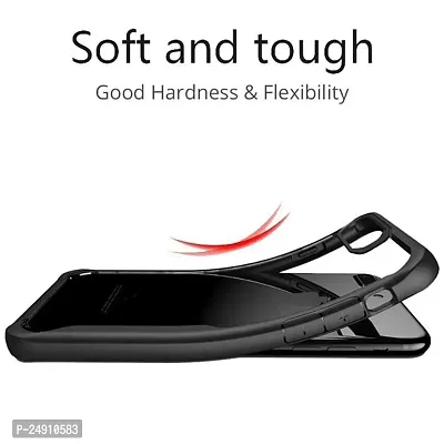 Imperium Redmi 10 Prime Shockproof Bumper Crystal Clear Back Cover | 360 Degree Protection TPU+PC | Camera Protection | Acrylic Transparent Back Cover for Redmi 10 Prime - Black.-thumb3