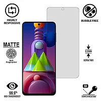 Imperium Frosted Matte Finish (Anti -Scratch) Tempered Glass Screen Protector for Samsung Galaxy M51-thumb1