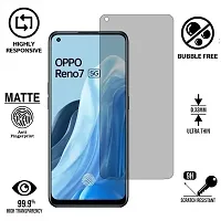 Imperium Frosted Matte Finish (Anti -Scratch) Tempered Glass Screen Protector for OPPO Reno 7 5G-thumb1