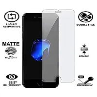 Imperium Frosted Matte Finish (Anti -Scratch) Tempered Glass Screen Protector compatible for Apple Iphone 7 Plus  Iphone 8 Plus-thumb1