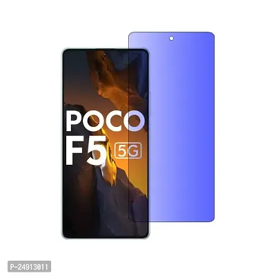 Imperium Anti Blue Light (Blue Light Resistant to Protect your Eyes) Tempered Glass Screen Protector for Poco F5.-thumb0