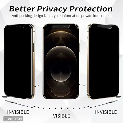 Imperium Apple iPhone 12 Privacy Tempered Glass Compatible for Apple iPhone 12 Series.-thumb2