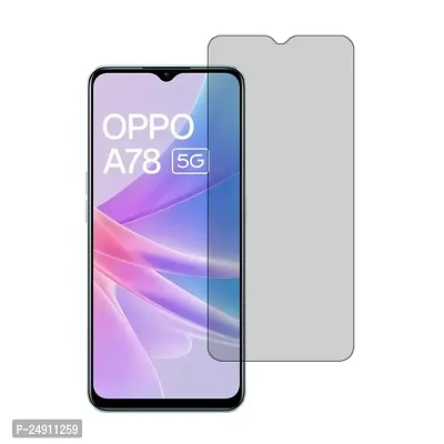 Imperium Frosted Matte Finish (Anti-Scratch) Tempered Glass Screen Protector for OPPO A78 5G.
