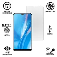 Imperium Frosted Matte Finish (Anti -Scratch) Tempered Glass Screen Protector for Vivo Y11-thumb1