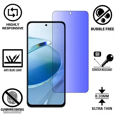 Imperium Anti Blue Light (Blue Light Resistant to Protect your Eyes) Tempered Glass Screen Protector for Redmi 12 4G.-thumb2