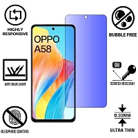 Imperium Anti Blue Light (Blue Light Resistant to Protect your Eyes) Tempered Glass Screen Protector for OPPO A58.-thumb1