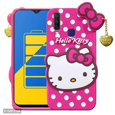 Imperium 3D Hello Kitty Soft Rubber-Silicon Back Cover for Vivo Y15