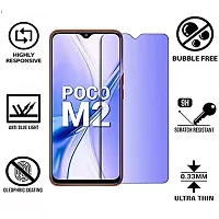 Imperium Anti Blue Light (Blue Light Resistant to Protect your Eyes) Tempered Glass Screen Protector compatible for POCO M2  M2 Reloaded-thumb1