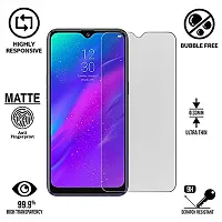 Imperium Frosted Matte Finish (Anti -Scratch) Tempered Glass Screen Protector for Realme 3  Realme 3i-thumb1