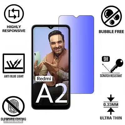 Imperium Anti Blue Light (Blue Light Resistant to Protect your Eyes) Tempered Glass Screen Protector for Redmi A2.-thumb2