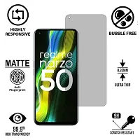 Imperium Frosted Matte Finish (Anti-Scratch) Tempered Glass Screen Protector for Realme Narzo 50-thumb1