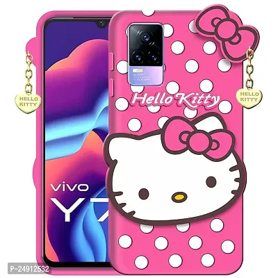Imperium 3D Hello Kitty Soft Rubber-Silicon Back Cover for Vivo Y73