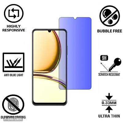 Imperium Anti Blue Light (Blue Light Resistant to Protect your Eyes) Tempered Glass Screen Protector for Realme C53.-thumb4