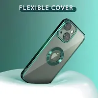 Imperium Clear Back Case for Apple iPhone 14 Plus [Never Yellow] Luxury Electroplating Protective Slim Thin Cover with Camera Lens Protector Design Compatible for Apple iPhone 14 Plus - Green.-thumb3