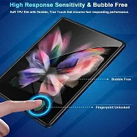 Imperium HD Clear Screen Protector (Full Covered Outer + Inside TPU Film + Back Panel) designed for Samsung Galaxy Fold 3 5G - Transaprent-thumb2