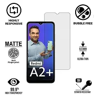 Imperium Frosted Matte Finish (Anti-Scratch) Tempered Glass Screen Protector for Redmi A2 Plus.-thumb1