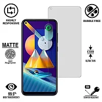 Imperium Frosted Matte Finish (Anti -Scratch) Tempered Glass Screen Protector for Samsung Galaxy M11-thumb1