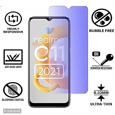 Imperium Anti Blue Light (Blue Light Resistant to Protect your Eyes) Tempered Glass Screen Protector for Realme C11  Realme C11 2021-thumb2