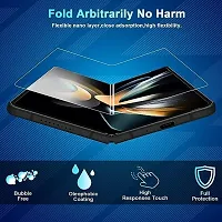 Imperium HD Clear Screen Protector (Full Covered Outer + Inside TPU Film + Back Panel) designed for Samsung Galaxy Fold 4 5G - Transaprent-thumb4