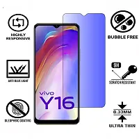 Imperium Anti Blue Light (Blue Light Resistant to Protect your Eyes) Tempered Glass Screen Protector for Vivo Y16-thumb1