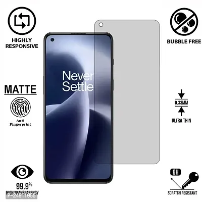 Imperium Frosted Matte Finish (Anti -Scratch) Tempered Glass Screen Protector for OnePlus Nord 2T 5G.-thumb2