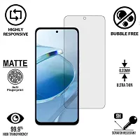 Imperium Frosted Matte Finish (Anti-Scratch) Tempered Glass Screen Protector for Redmi 12 4G.-thumb1