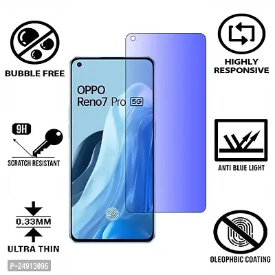 Imperium Anti Blue Light (Blue Light Resistant to Protect your Eyes) Tempered Glass Screen Protector for OPPO Reno 7 Pro 5G-thumb2