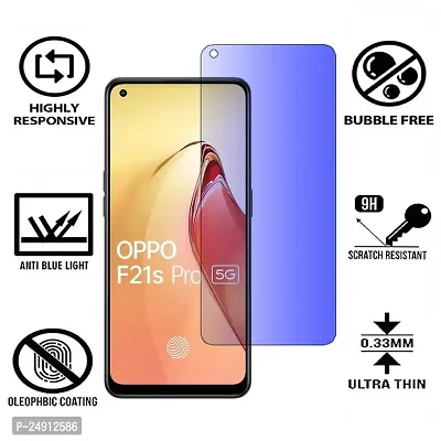 Imperium Anti Blue Light (Blue Light Resistant to Protect your Eyes) Tempered Glass Screen Protector for OPPO F21s Pro 5G-thumb2